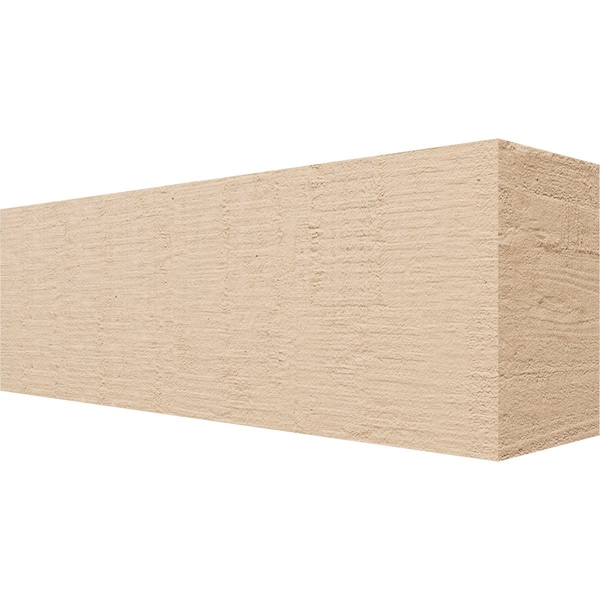 Ekena Millwork 6in. W x 8in. H x 24in. L Block Woodgrain TimberThane Rafter Tail, Primed Tan RFTUR06X08X24BLKRCPR - main